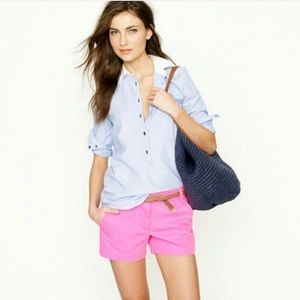 J. Crew Factory Pink Chino Shorts size 2